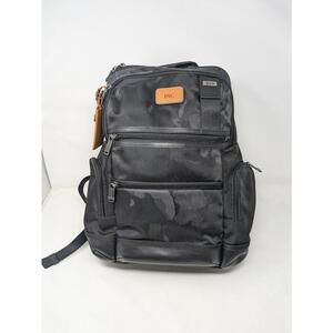 TUMI Parrish Backpack Black Camo Laptop Business Bag Ballistic Nylon-Excellent